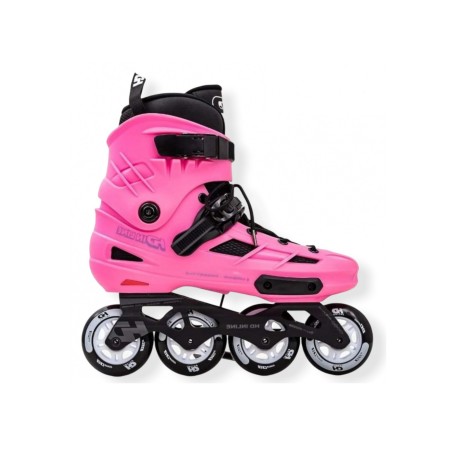 Patines HD Inline New Skull / Rosa 80mm