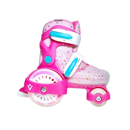 Kit de Patines Entrenadores V-Roller color Rosa