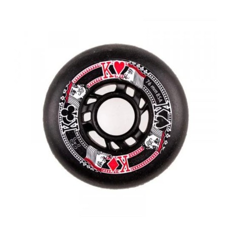 FR Ruedas Street Kings 76mm 85A Black- Set 4 de Ruedas